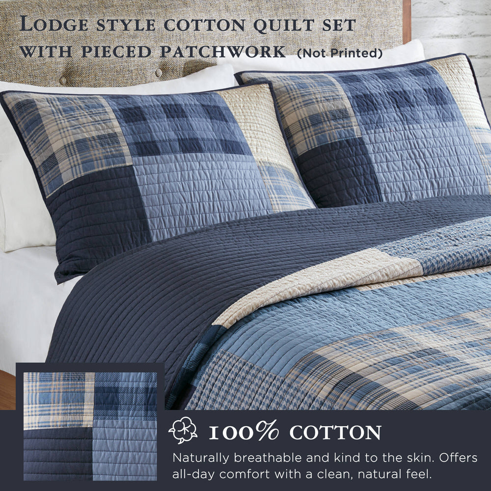 3-Piece King/Cal King Quilt Mini Set Media 3