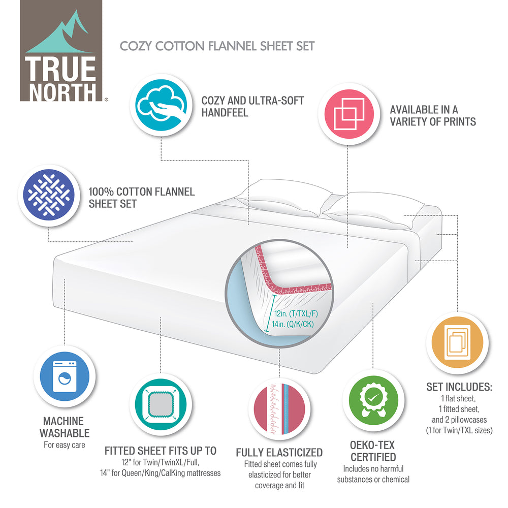 Printed Sheet Set Queen Media 8