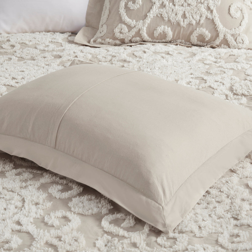 Cotton Duvet Mini Set Taupe Full/Queen Media 14