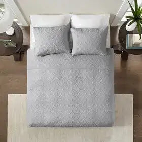 25446180 Reversible Quilt Set Grey Full/Queen     DTY Store Reversible Quilt and Bedspread Set     DTY Store