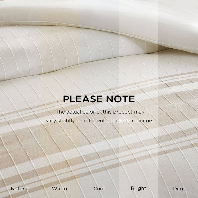 5 Piece Cotton Jaquard Duvet Set
