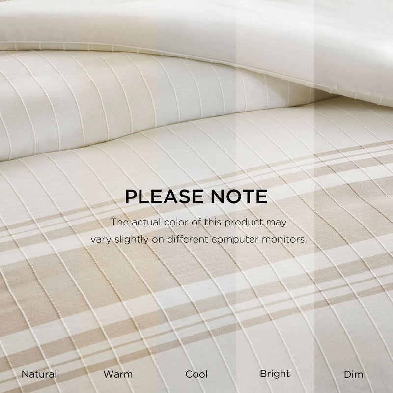 5 Piece Cotton Jaquard Duvet Set