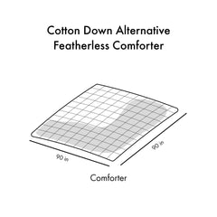 Cotton Down Alternative Featherless Comforter perspective