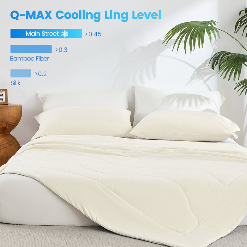 1-Piece 60x90' Cooling DA Comforter,Ivory