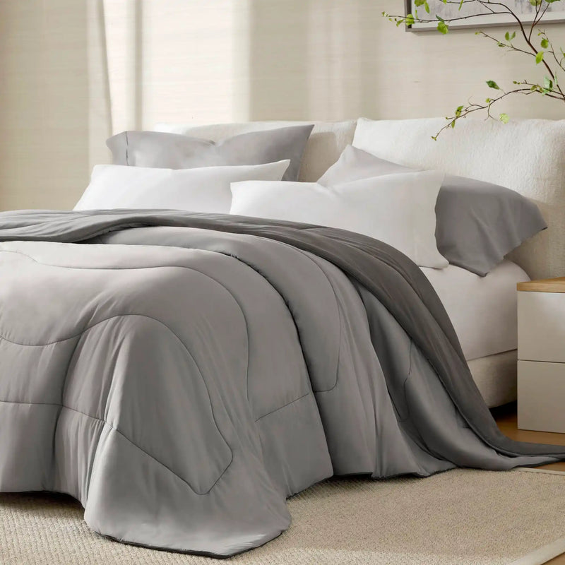 1-Piece Reversible Tencel Comforter Blanket
