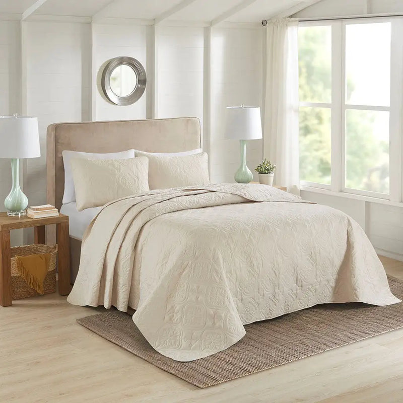 3 Piece Reversible Bedspread Set