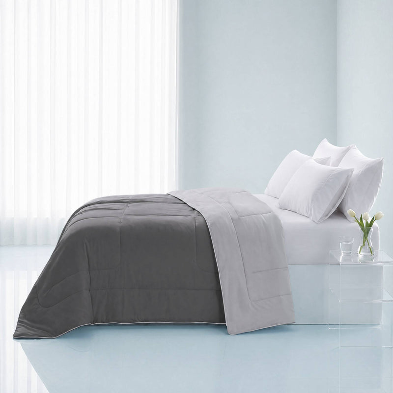 1 Piece Full/Queen Down Alternative Comforter,Grey