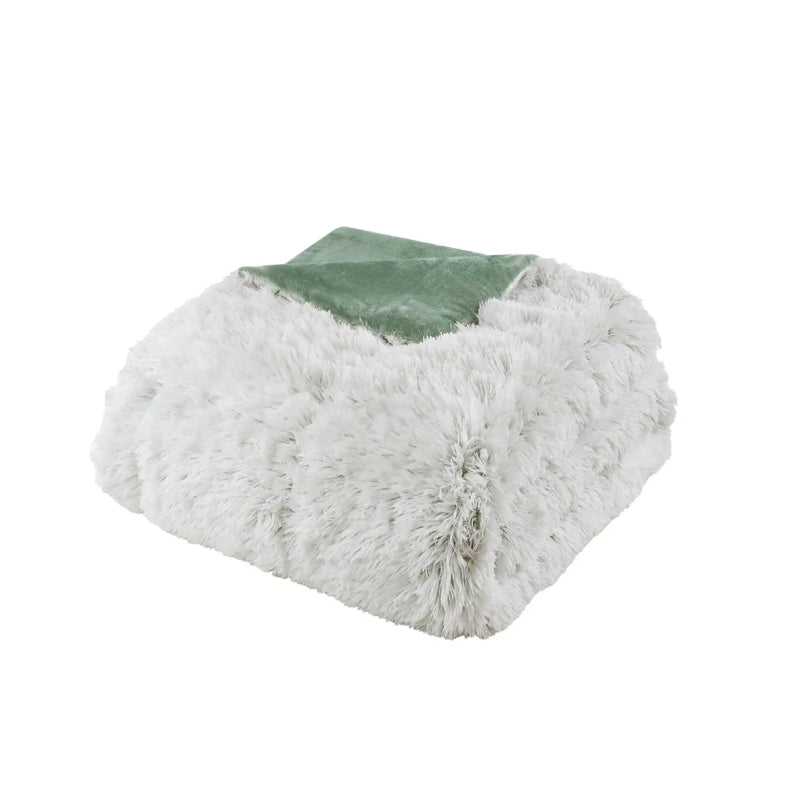 Shaggy Faux Fur Comforter Mini Set