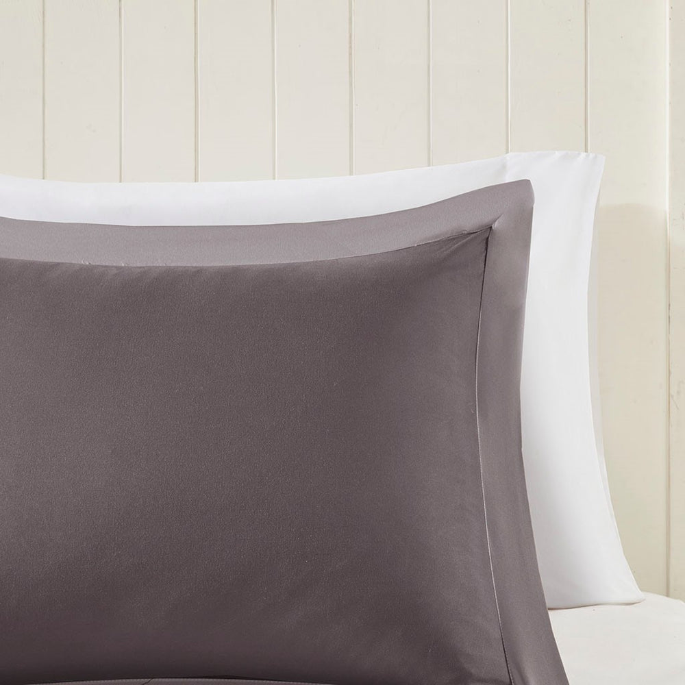 King 3M Scotchgard Diamond Quilting Reversible Down Alternative Comforter Set Media 9