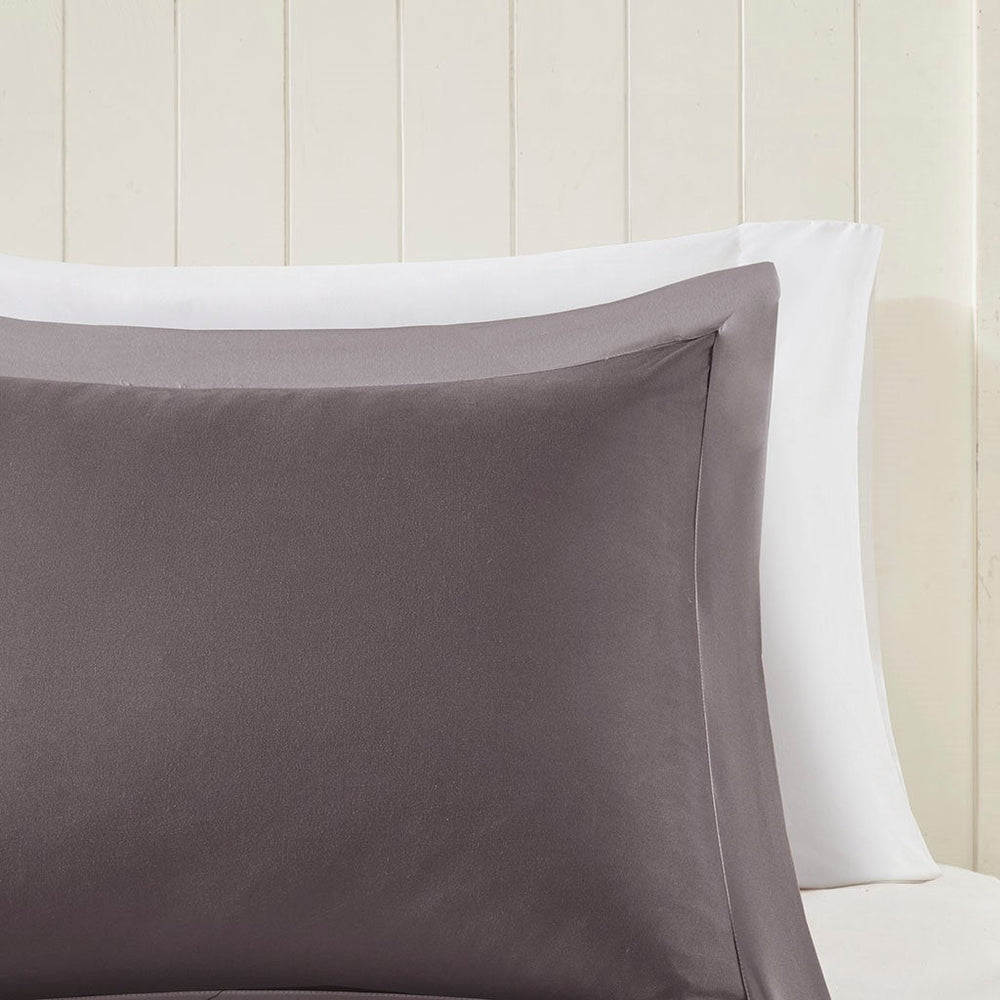 King 3M Scotchgard Diamond Quilting Reversible Down Alternative Comforter Set Media 9