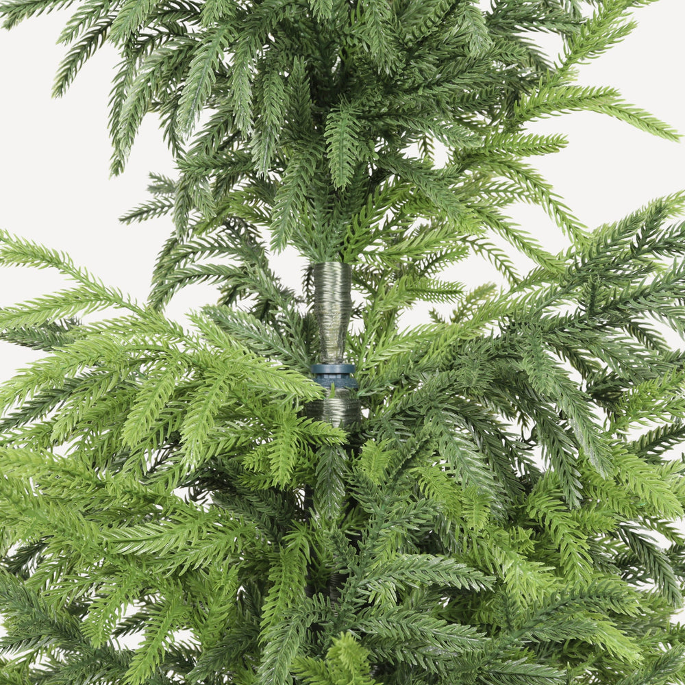 4' Artificial Real Touch Pine Tree in Black Plastic Pot, 1pc/set Media 8