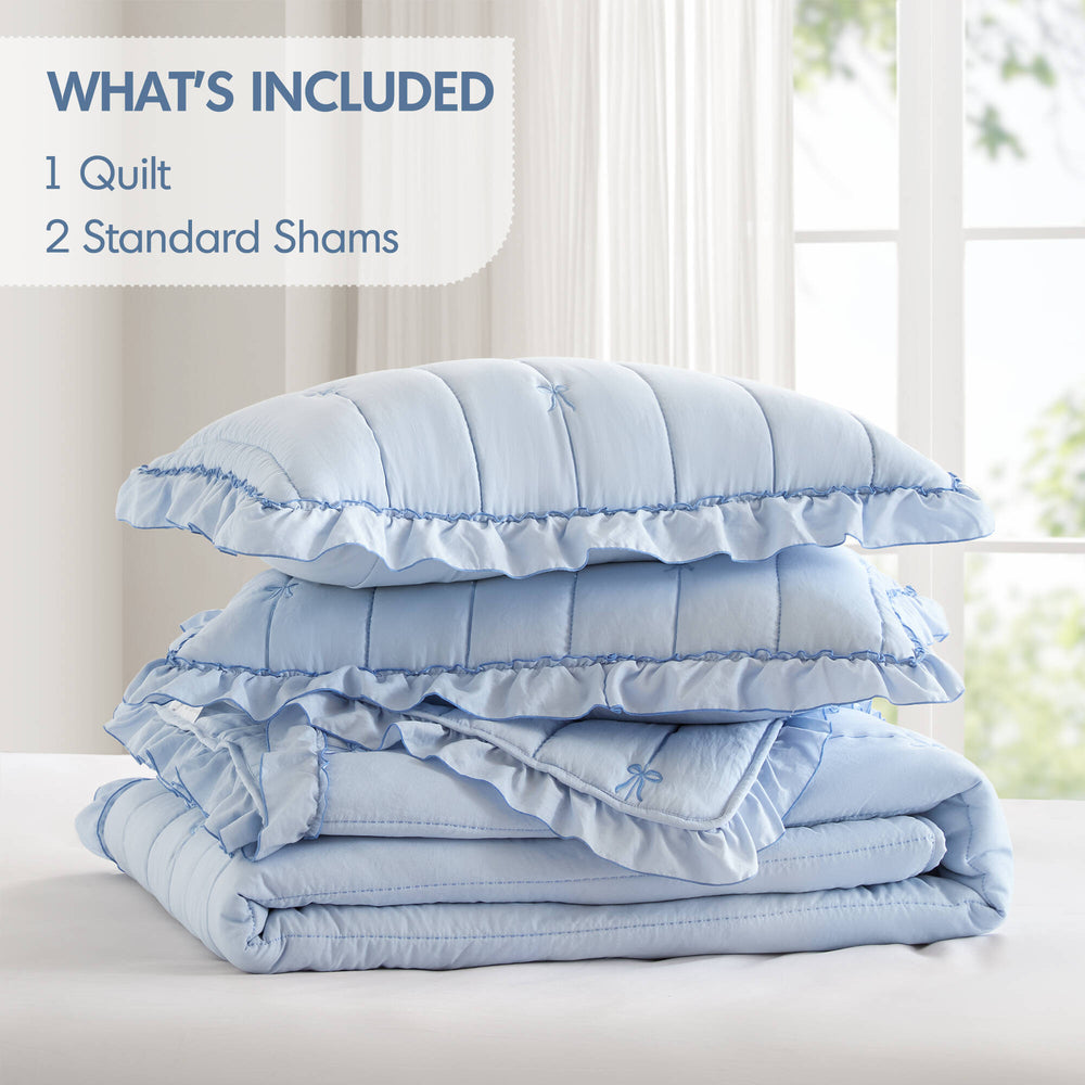 3- Piece Full/Queen Quilt Mini Set Media 10