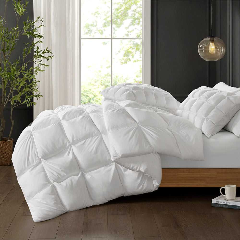 Overfilled Down Alternative Comforter White King/Cal King Media 3
