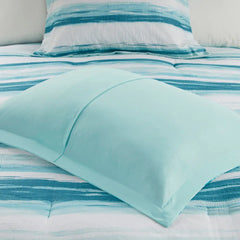 8 Piece Printed Seersucker Comforter and Quilt Set Collection perspective