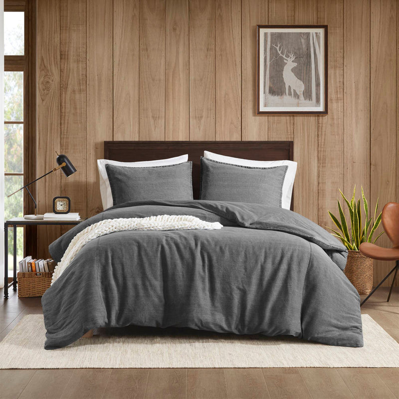 3PCS Twill Washed Duvet Set