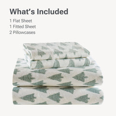 4-Piece 100% Cotton Printed Sheet Set perspective