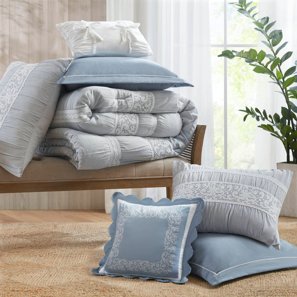 7- Piece King Jacquard Comforter Set Media 11