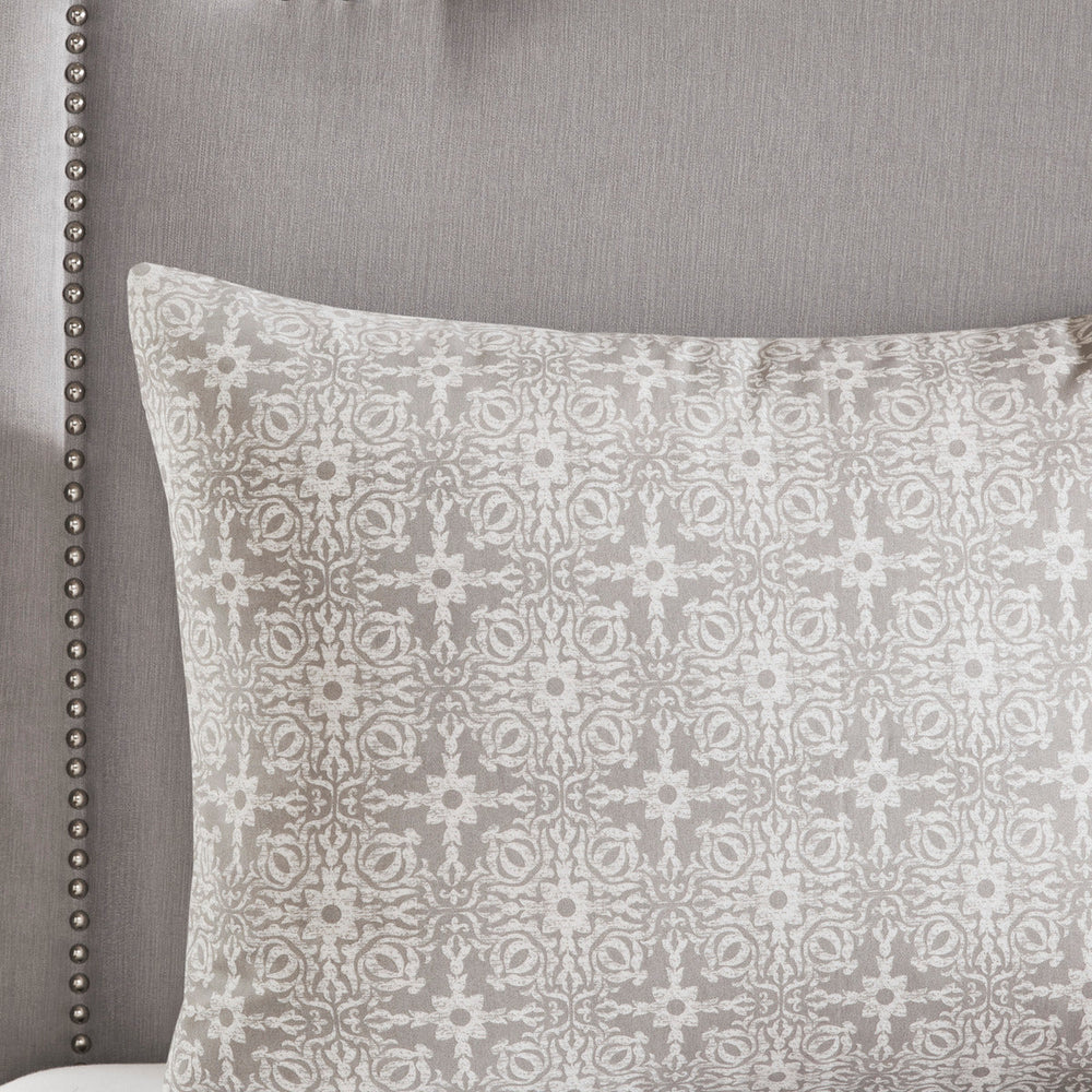 King/Cal King 4 Piece Embroidered Cotton Reversible Duvet Cover Set Media 3