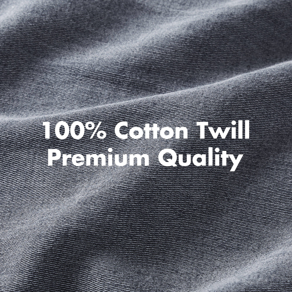 3PCS King/Cal King Twill Washed Duvet Set Media 4