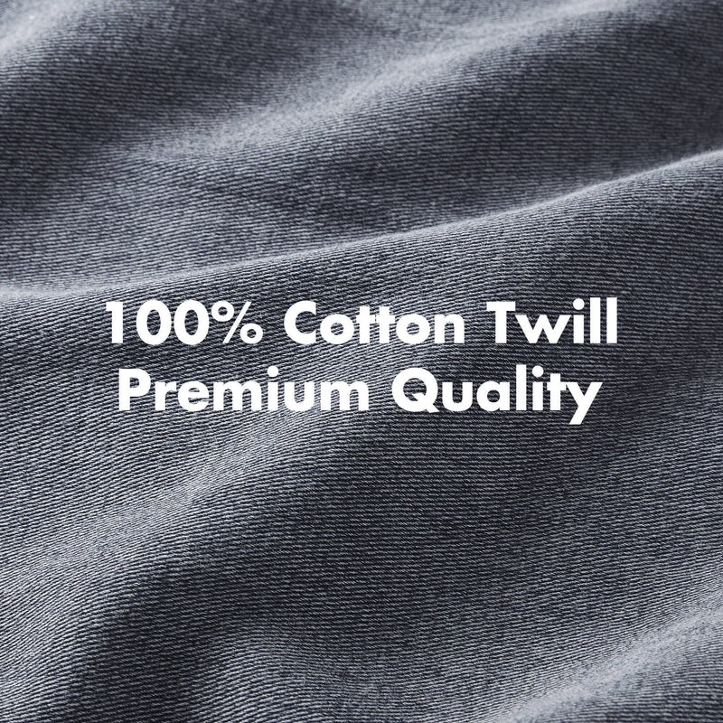 3PCS Twill Washed Duvet Set