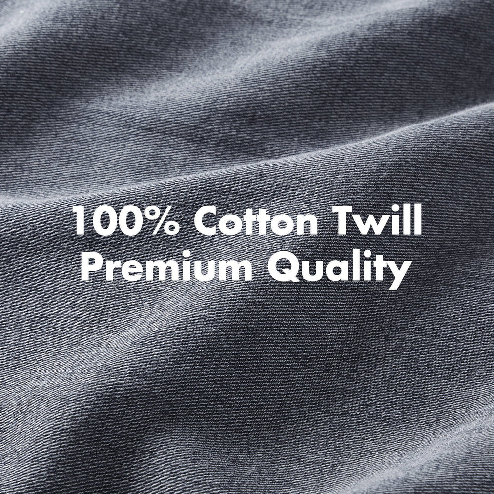 3PCS King/Cal King Twill Washed Duvet Set Media 4