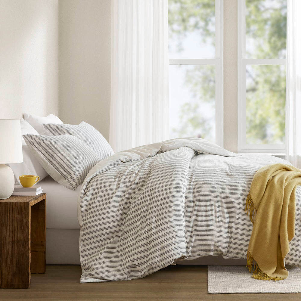 3 PCS King Duvet Set Grey Media 21