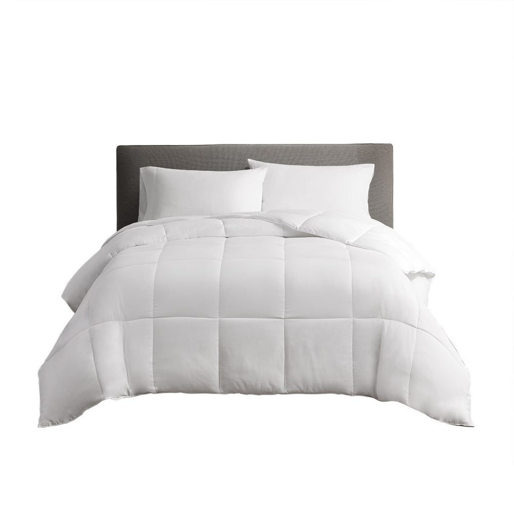 Twin Cotton Down Alternative Featherless Comforter Media 6