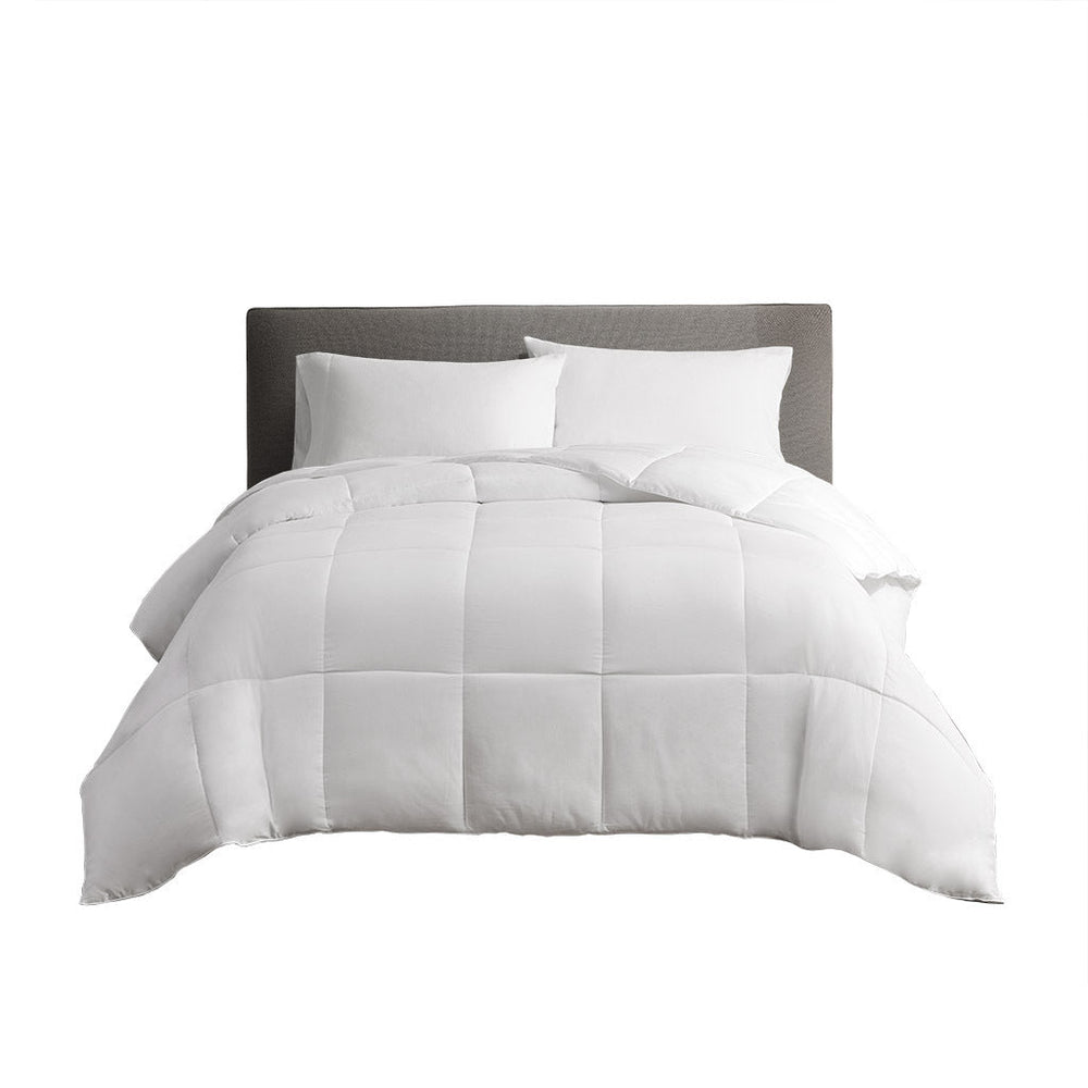 Twin Cotton Down Alternative Featherless Comforter Media 6