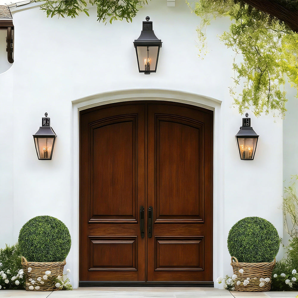 22.4IN Topiary Balls Artificial Outdoor Faux Boxwood Plants Large Green Decorative Spheres for Garden Front Porch Patio Planter Decoration, 2pcs/set Media 8