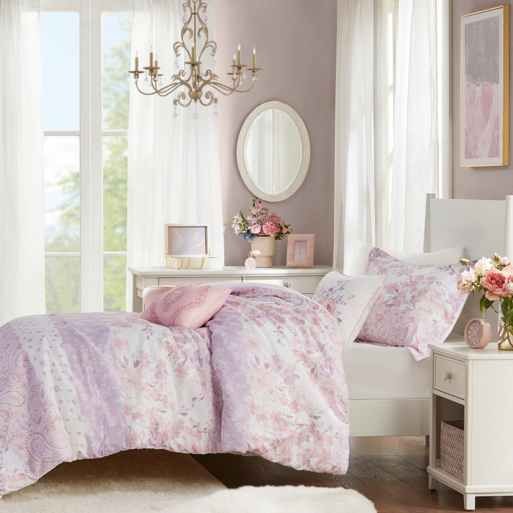 Floral Paisley Comforter Set Twin/Twin XL Media 5
