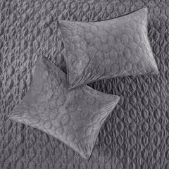 3 Piece Velvet Quilt Set perspective