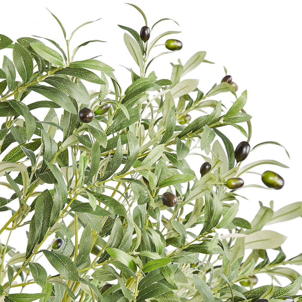 Artificial Olive Tree, 6 FT Tall Faux Plant, Secure PE Material & Anti-Tip Tilt Protection Low-Maintenance Plant, Lifelike Green Fake Potted Tree for Home Office Warehouse Decor Indoor Outdoor Media 3