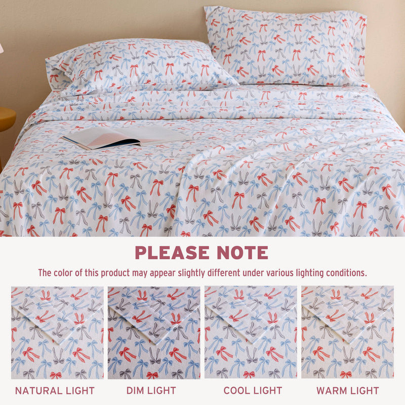 100% Cotton Pigment Printed Sheet Set