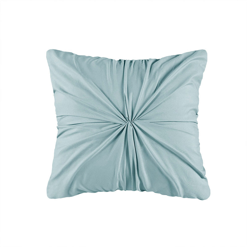 King/Cal King 4 Piece Seersucker Quilt Set with Throw Pillow