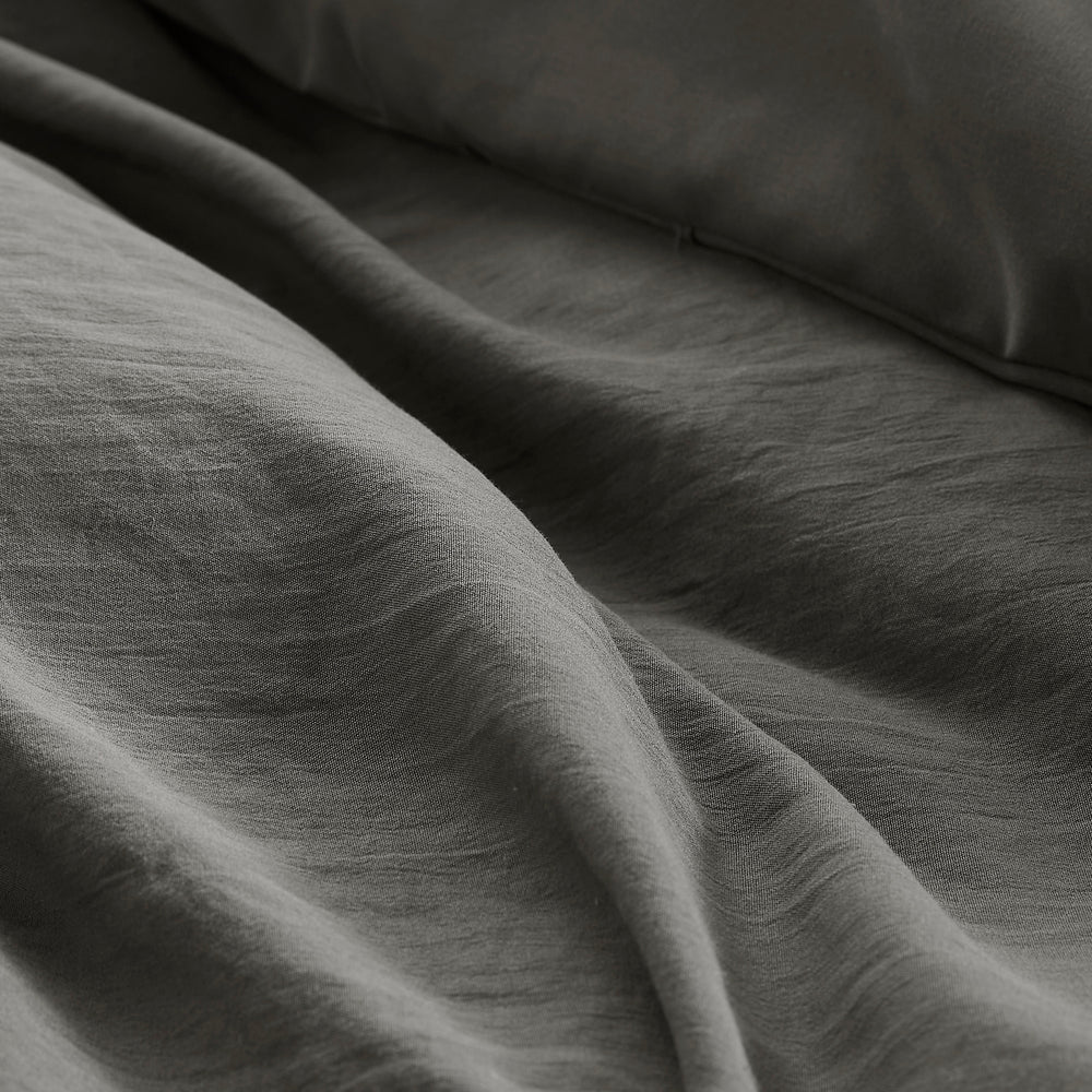 3-Piece Cal King Soft Washed Pleated Comforter Set Media 14