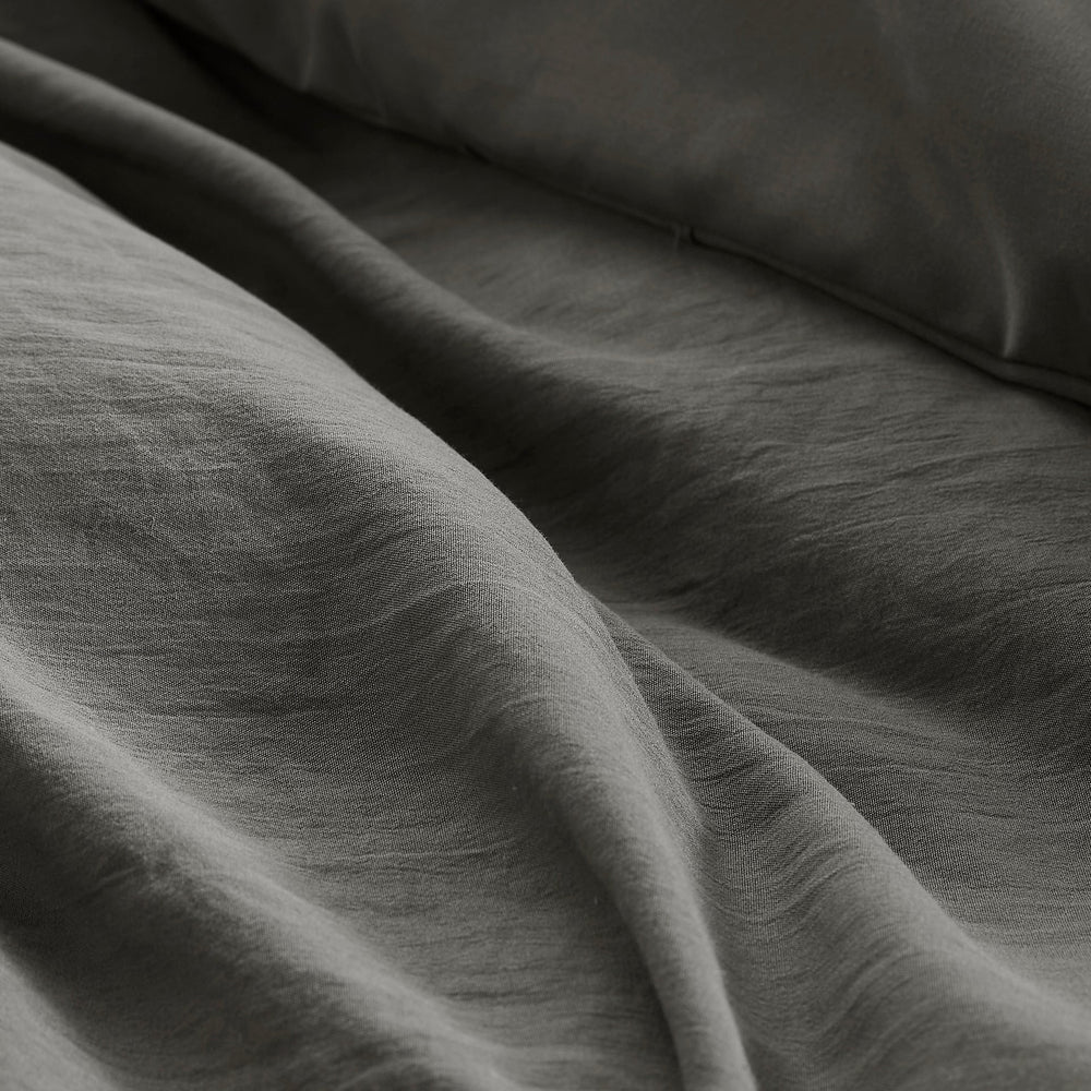 3-Piece Cal King Soft Washed Pleated Comforter Set Media 14