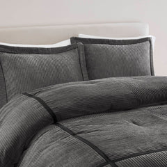 7 Piece Micro Corduroy Comforter Set perspective
