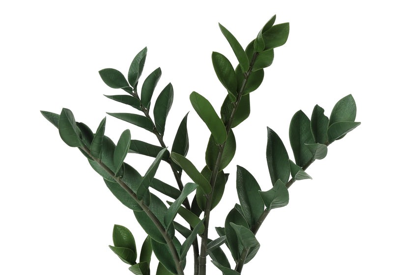 Artificial Plant, 29' Tall, Zz Tree, Indoor, Faux, Fake, Floor, Greenery, Potted, Real Touch, Decorative, Green Leaves, Black Pot