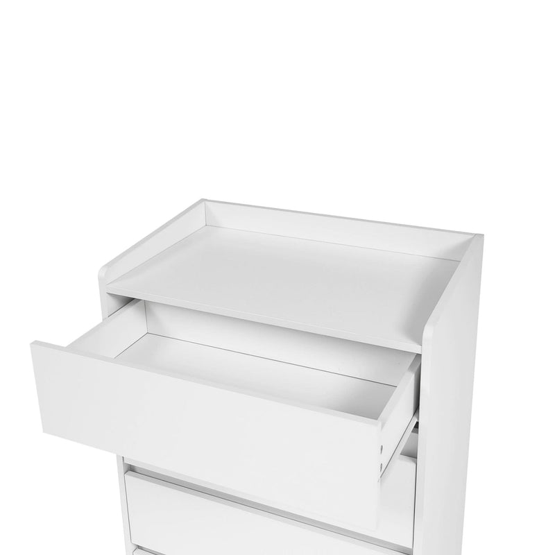 Bedroom Dresser Waterproof Minimalist White Cabinet Storage Organizer