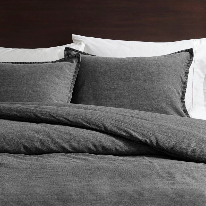 3PCS Twill Washed Duvet Set