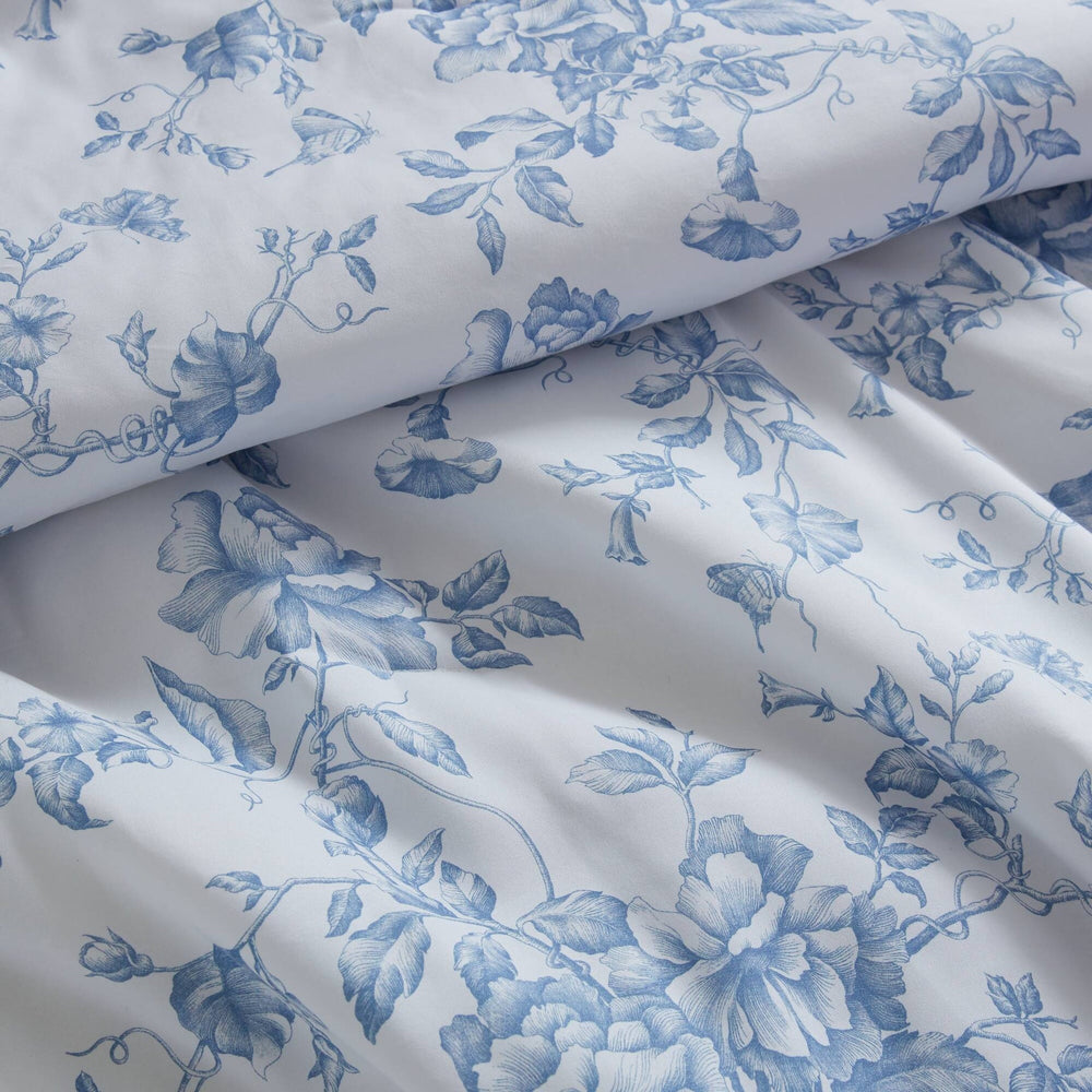 5 Pieces Full/Queen Comforter Set with Decorative Pillows,Blue Media 7