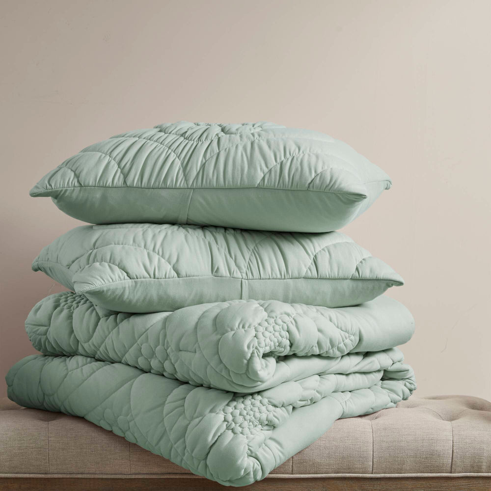 3-Piece Full/Queen Comforter Set,Sage Media 14