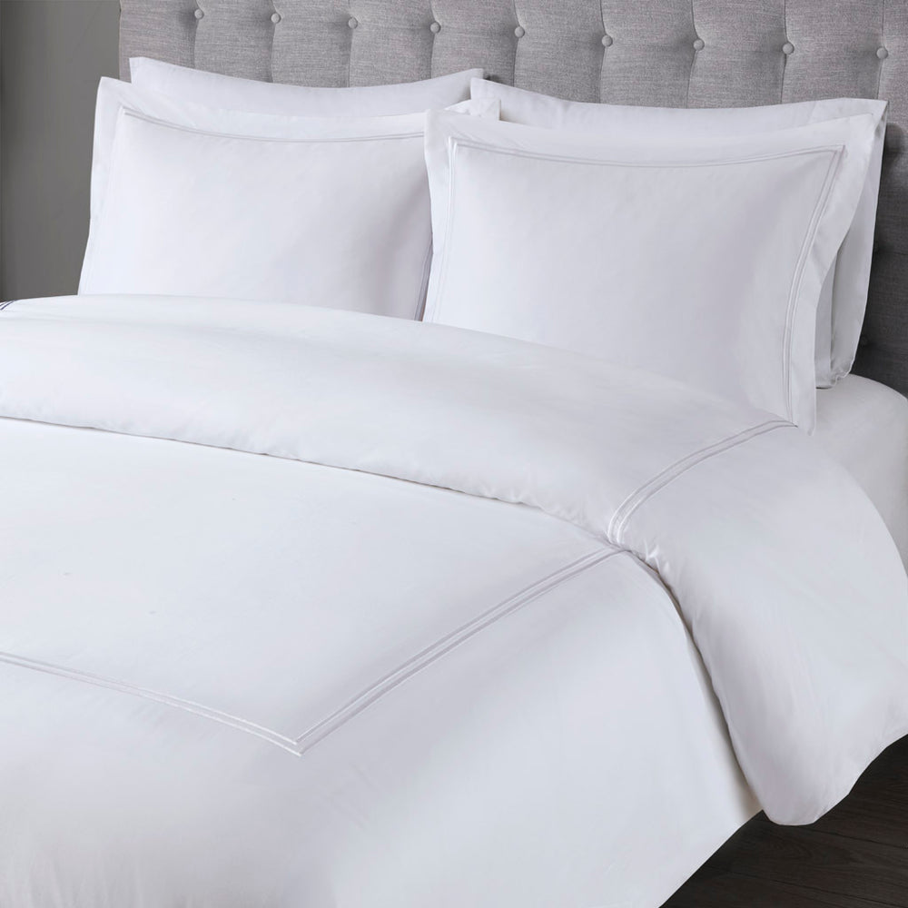 King/Cal King 100% Cotton Sateen Embroidered Comforter Set Media 8