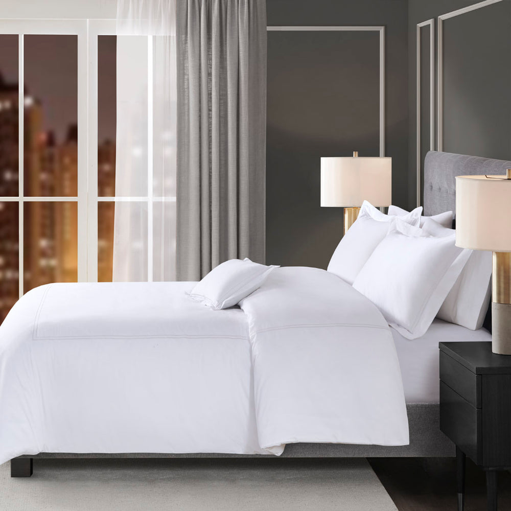 Full/Queen 100% Cotton Sateen Embroidered Comforter Set Media 10