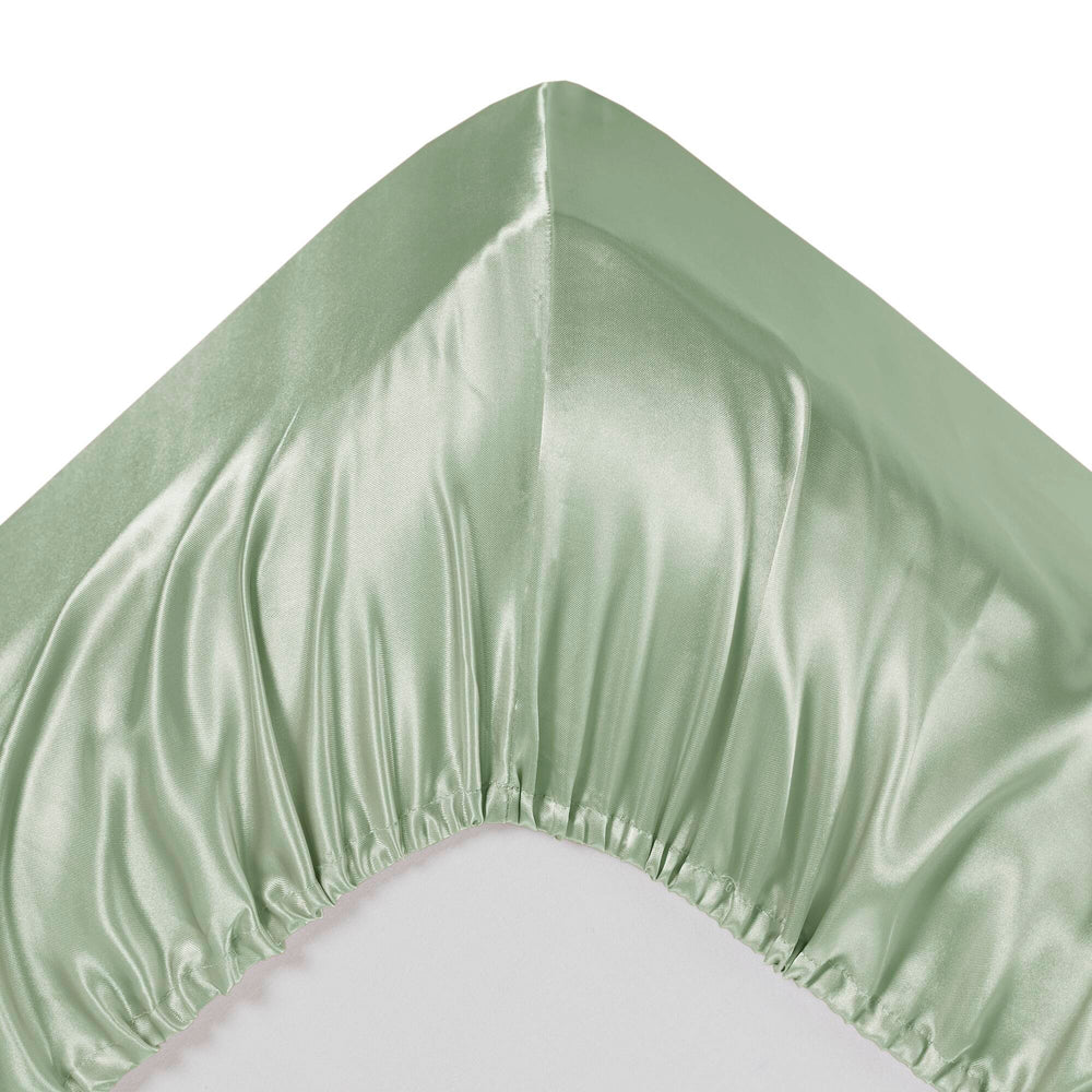 4 PCS Twin Luxury Sheet Set Sage Media 11