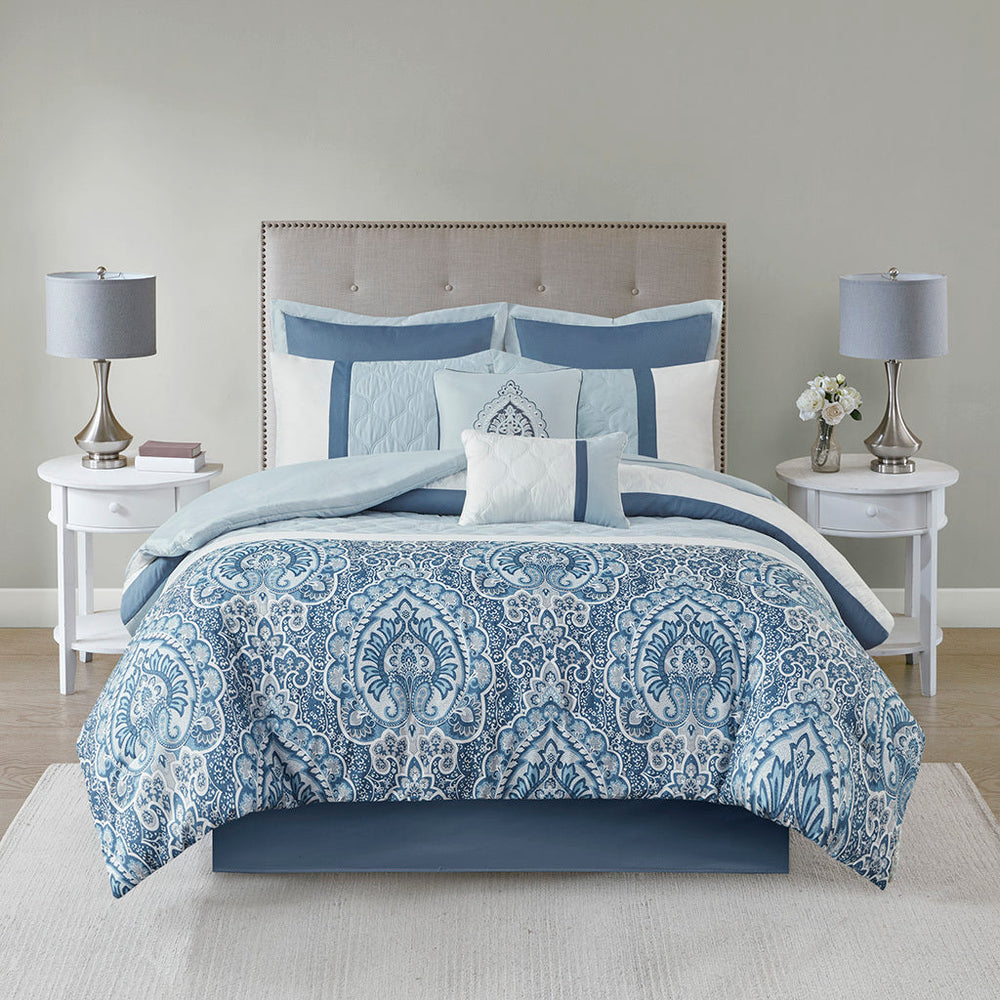 Queen 8 Piece  Comforter Set Media 9