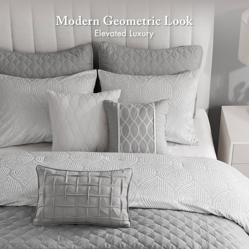 10- Piece Jacquard Comforter Set