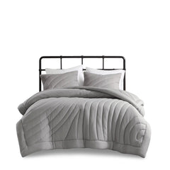 Poly Jersey Puffy Comforter Set perspective