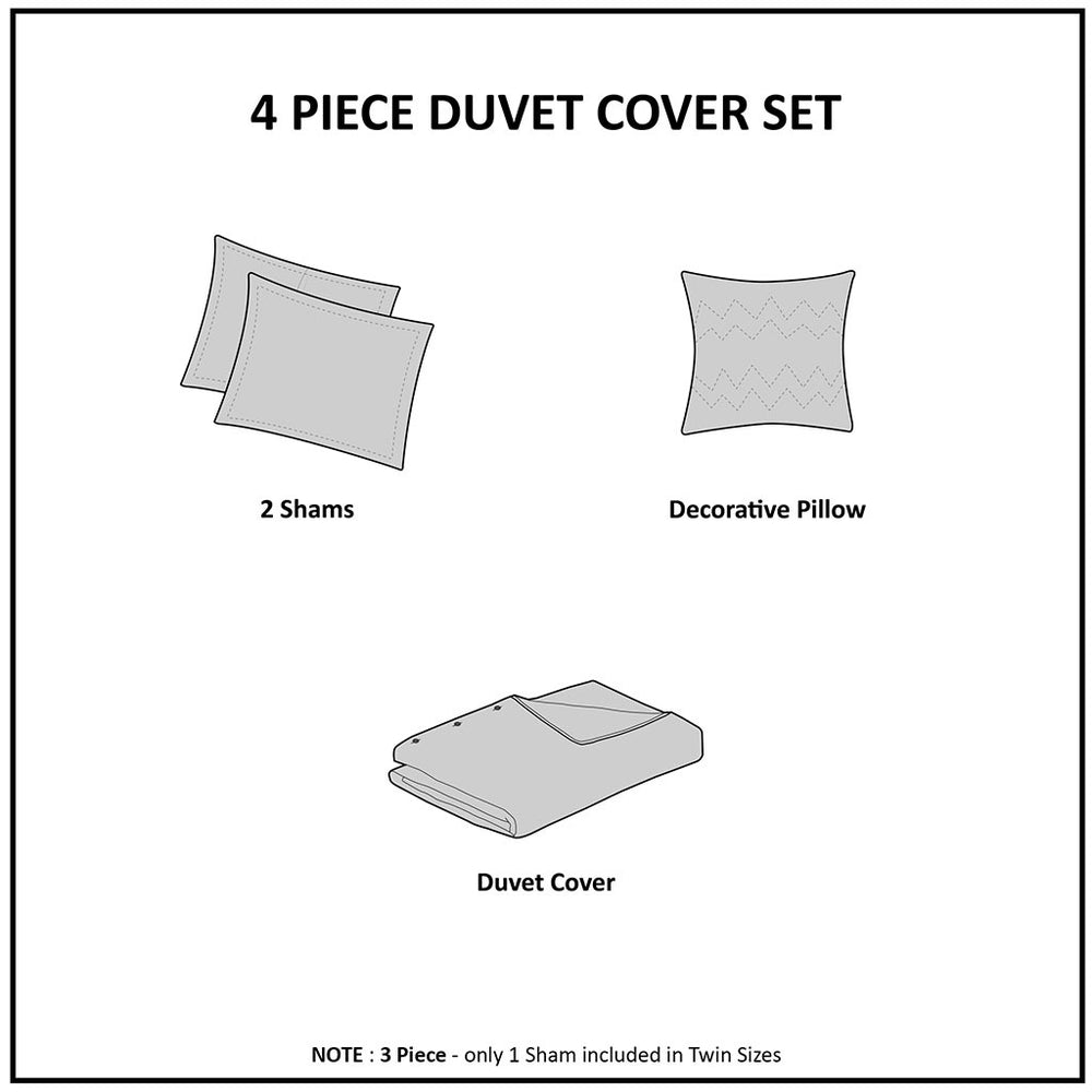 Full/Queen Velvet Duvet Cover Set with Throw Pillow Media 9