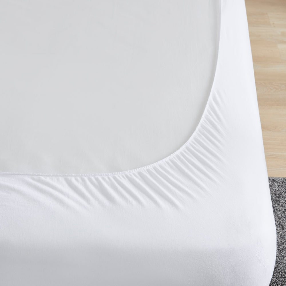 Cotton Percale Quilted Mattress Pad Media 10